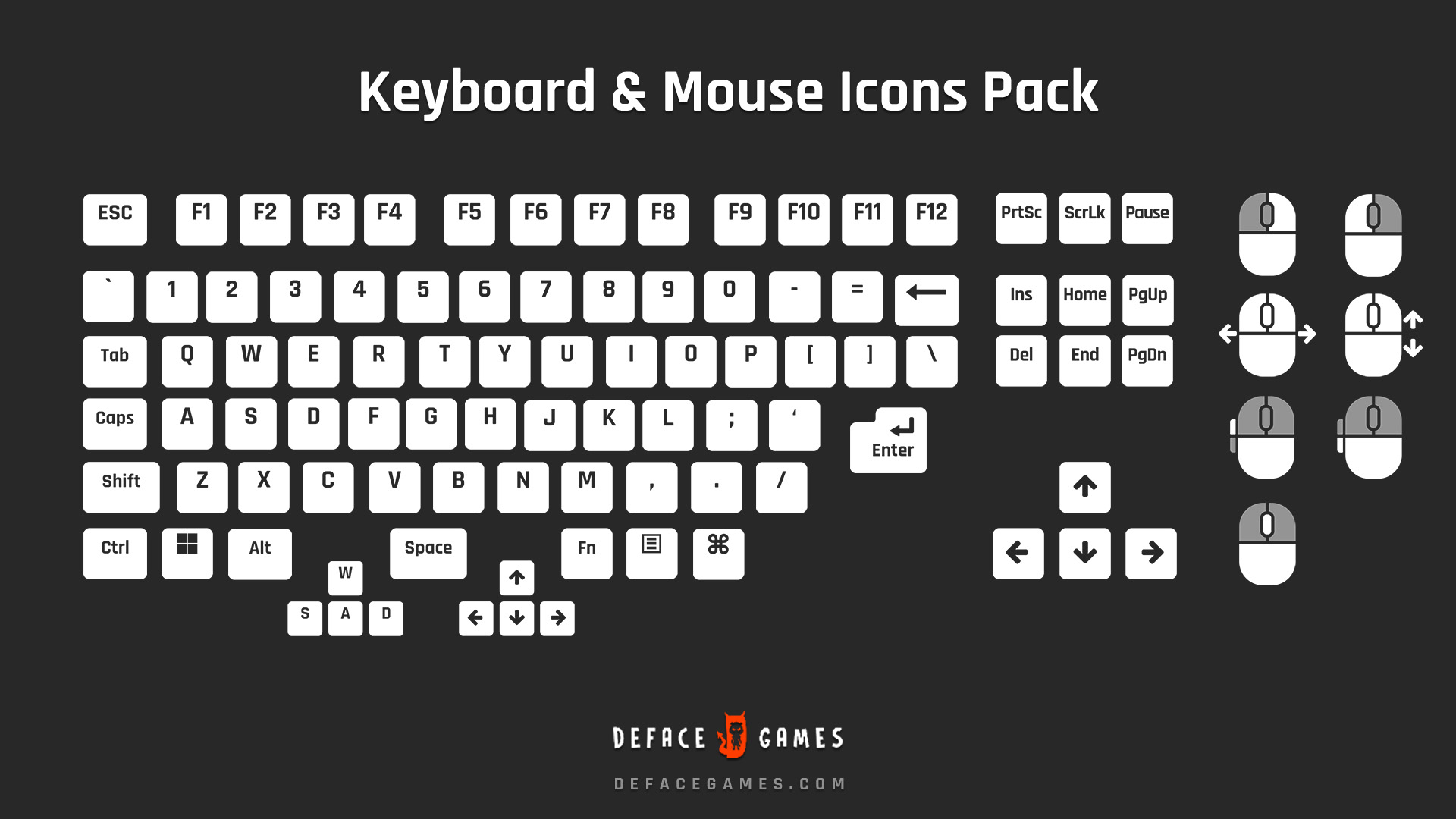 Keyboard Mouse Icon Pack Free Download